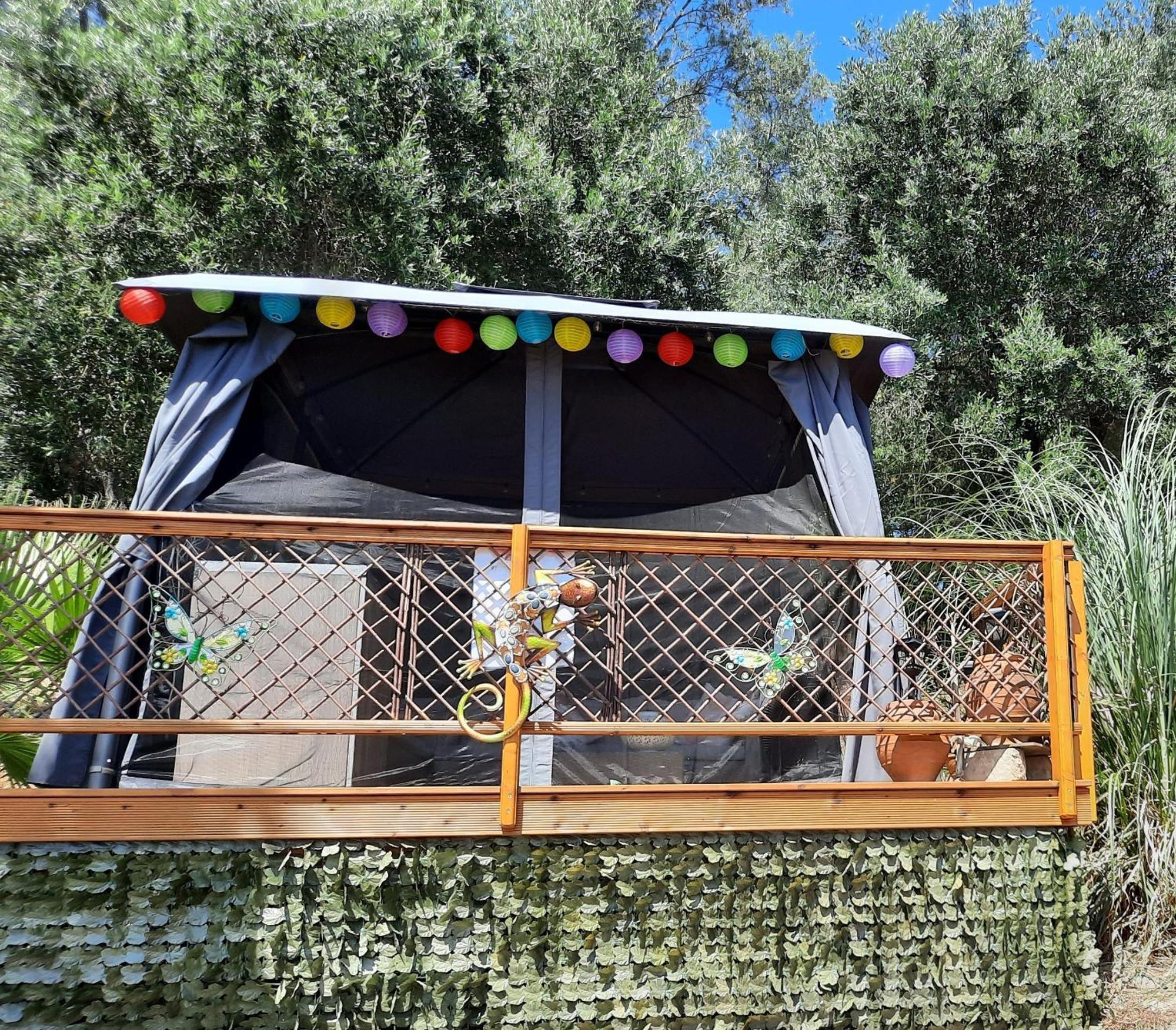 Ferienwohnung Spiti Melianou Agios Georgios Pagon Exterior foto