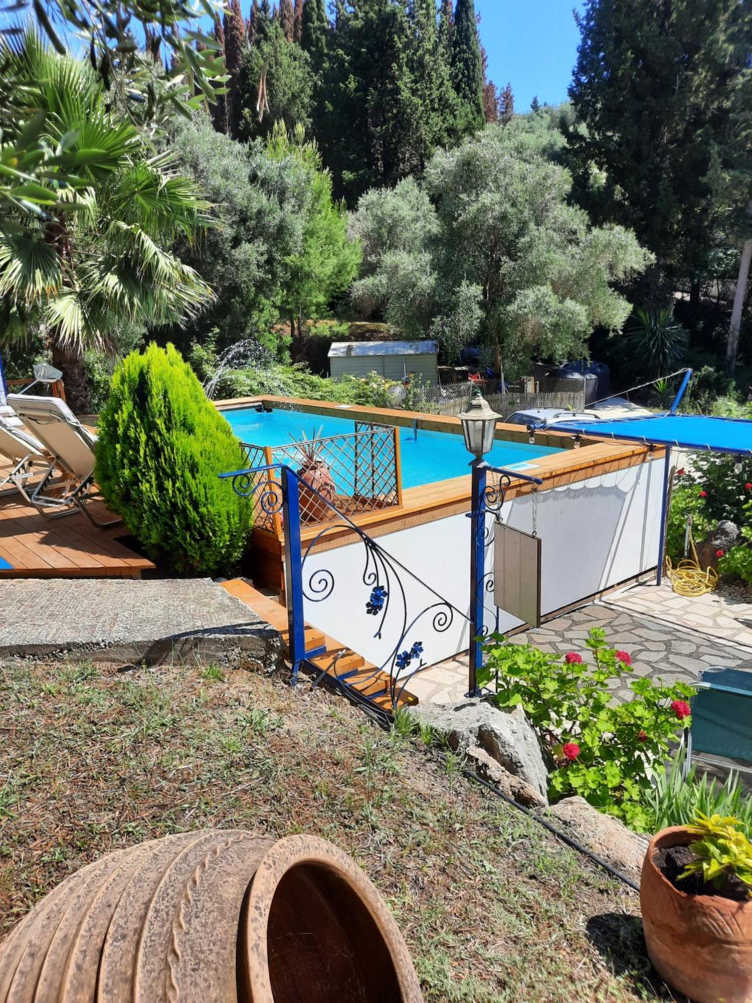 Ferienwohnung Spiti Melianou Agios Georgios Pagon Exterior foto